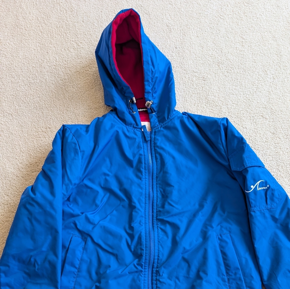 Adore Red Fleece Swim Parka